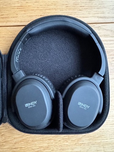 Lindy BNX-60 Active Noise Cancelling Bluetooth Headphones with aptX - Picture 3 of 13