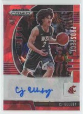 2020-21 PANINI PRIZM DRAFT PICKS CJ ELLEBY RED CRACKED ICE PRIZM PROSPECT