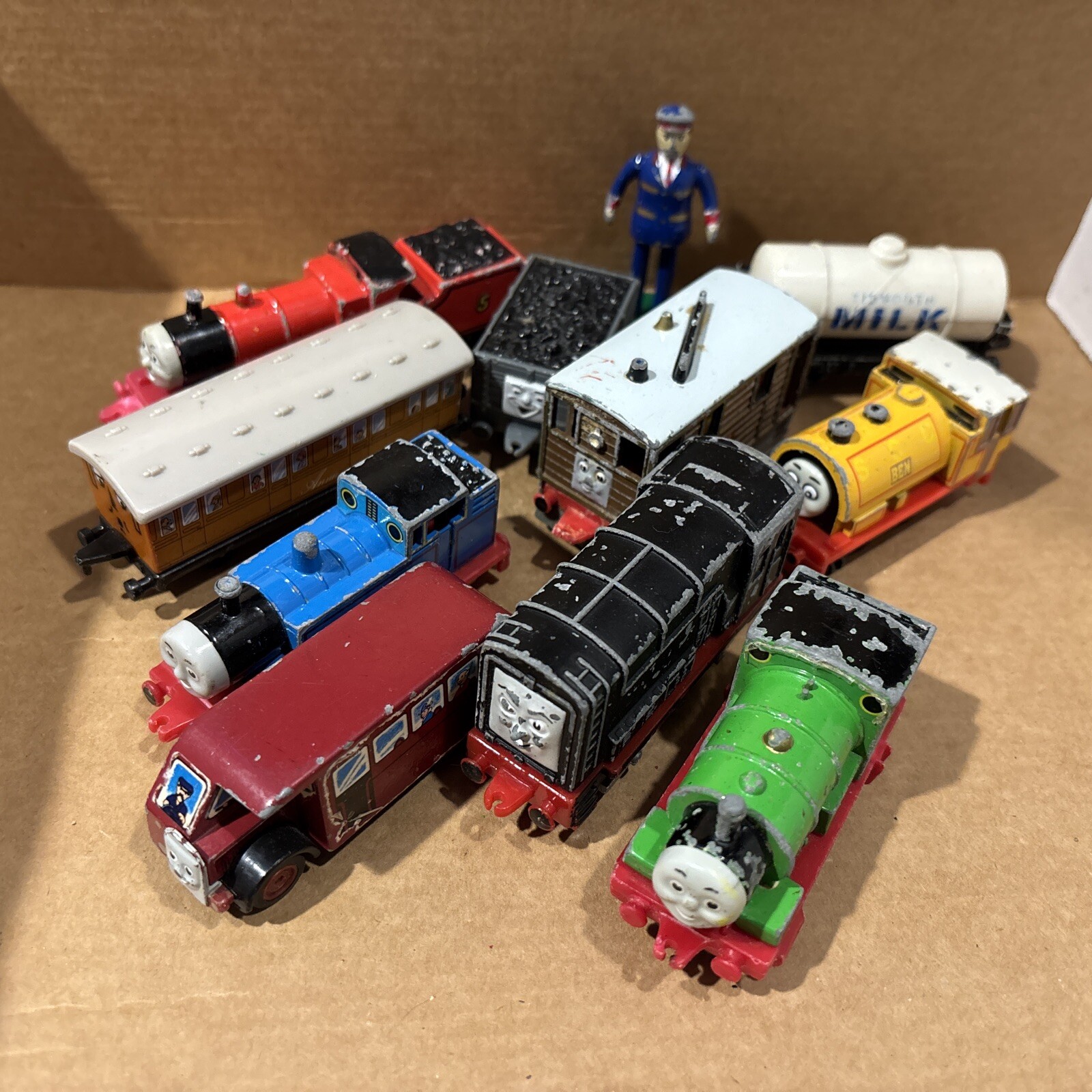 ERTL Diecast Thomas & Friends Starter Lot Of 11 Diesel Percy Bertie Annie Ben