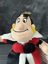 Queen Of Hearts Tags Beanie Plush Vtg 1990s Disney Store Exclusive Wonderland