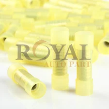 12-10g Nylon Crimp Type Wire Connector Fully Insulated Yellow Butt Connector
