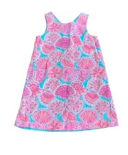 Tommy Bahama Bright Seashell Print Dress Size 6y