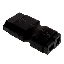 All Black No Wires: Male XT60 to T-Plug Female Adapter - Genuine AMASS Connector