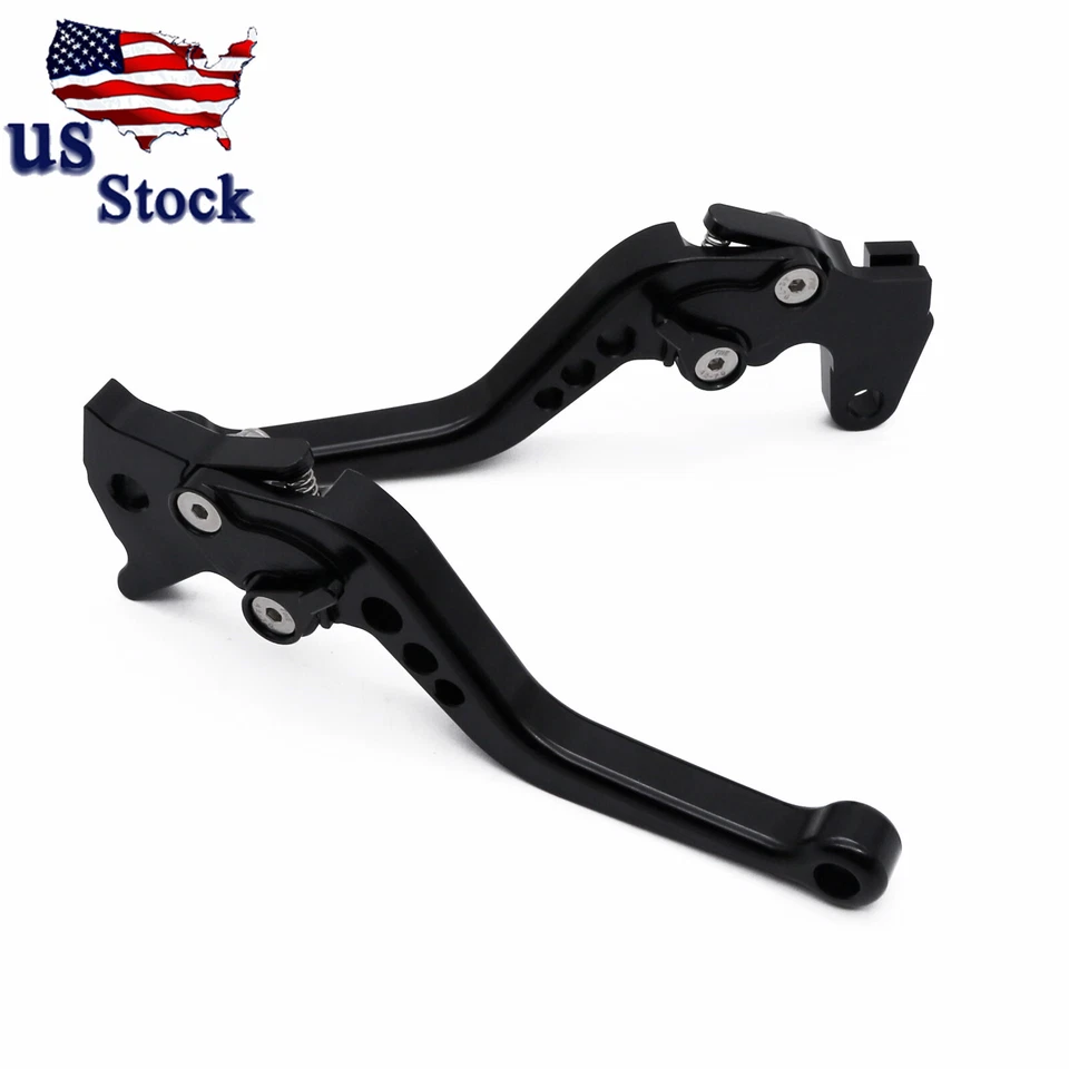 For Yamaha YZF R1 2004-2008 06 07 YZF R6 2005-2016 CNC Black Brake Clutch Levers Foto 2 de 4