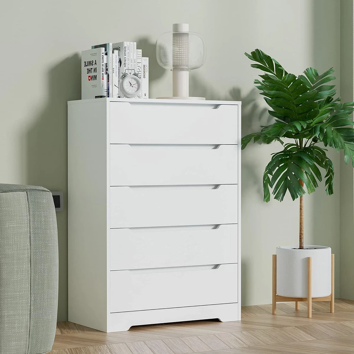 Large mid century nightstand deals