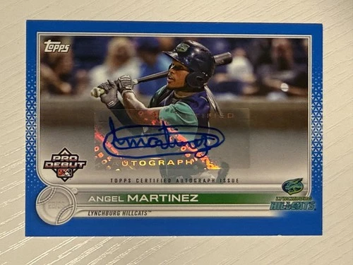 Angel Martinez 2022 Topps Angel Martinez Blue