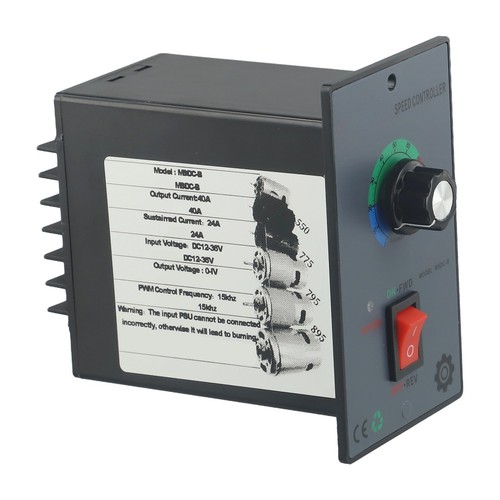DC Motor Speed Controller 10A40A Adjustable Speed for 775 795 DC Gear Motor - Picture 9 of 27