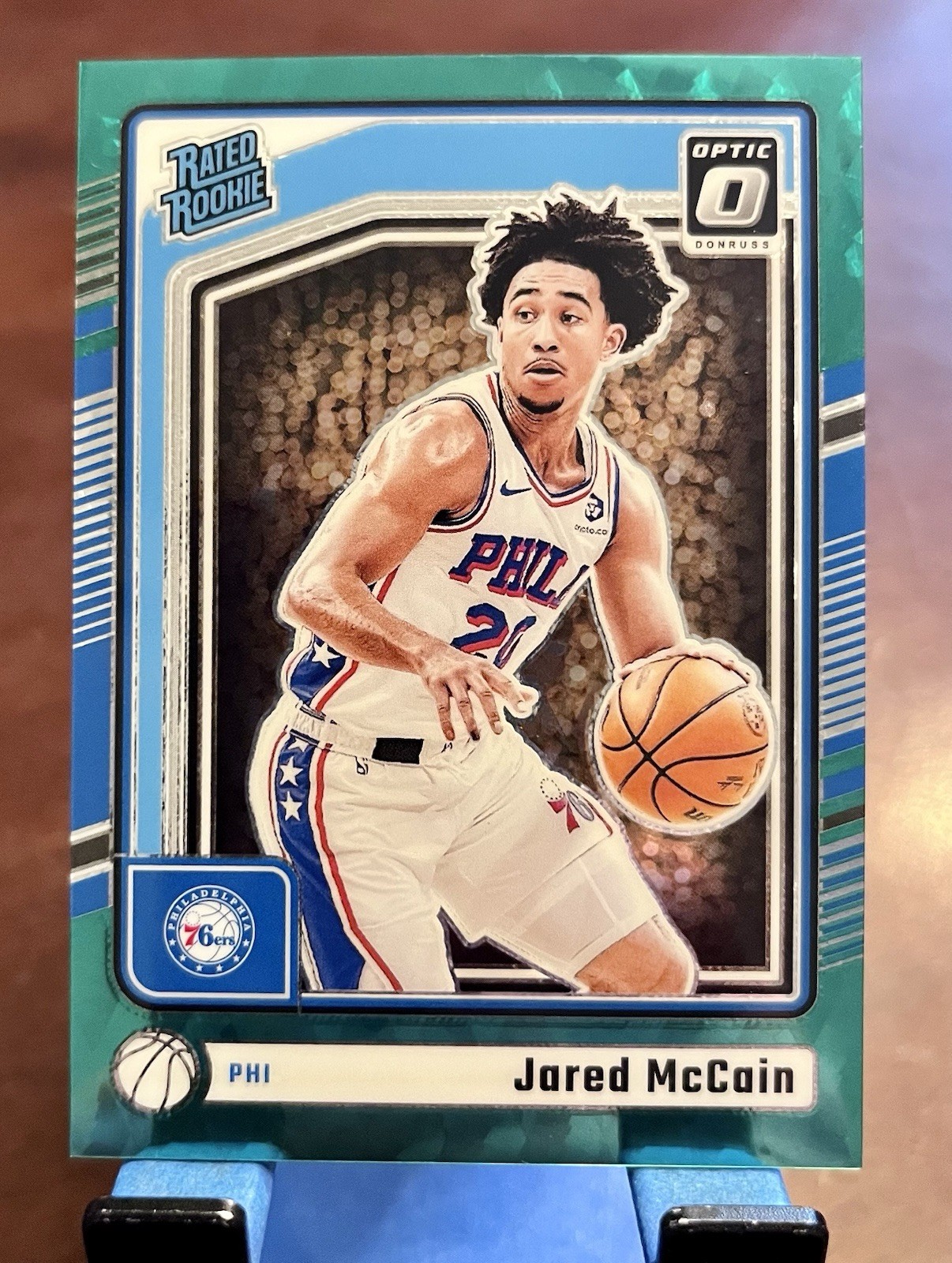 2024-25 PANINI DONRUSS OPTIC 270 JARED MCCAIN RC FOTL EXCLUSIVE GREEN /14!🔥