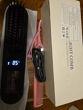 Cordless Hair Straightener Brush, Portable Cordless Hair Straightener for Travel