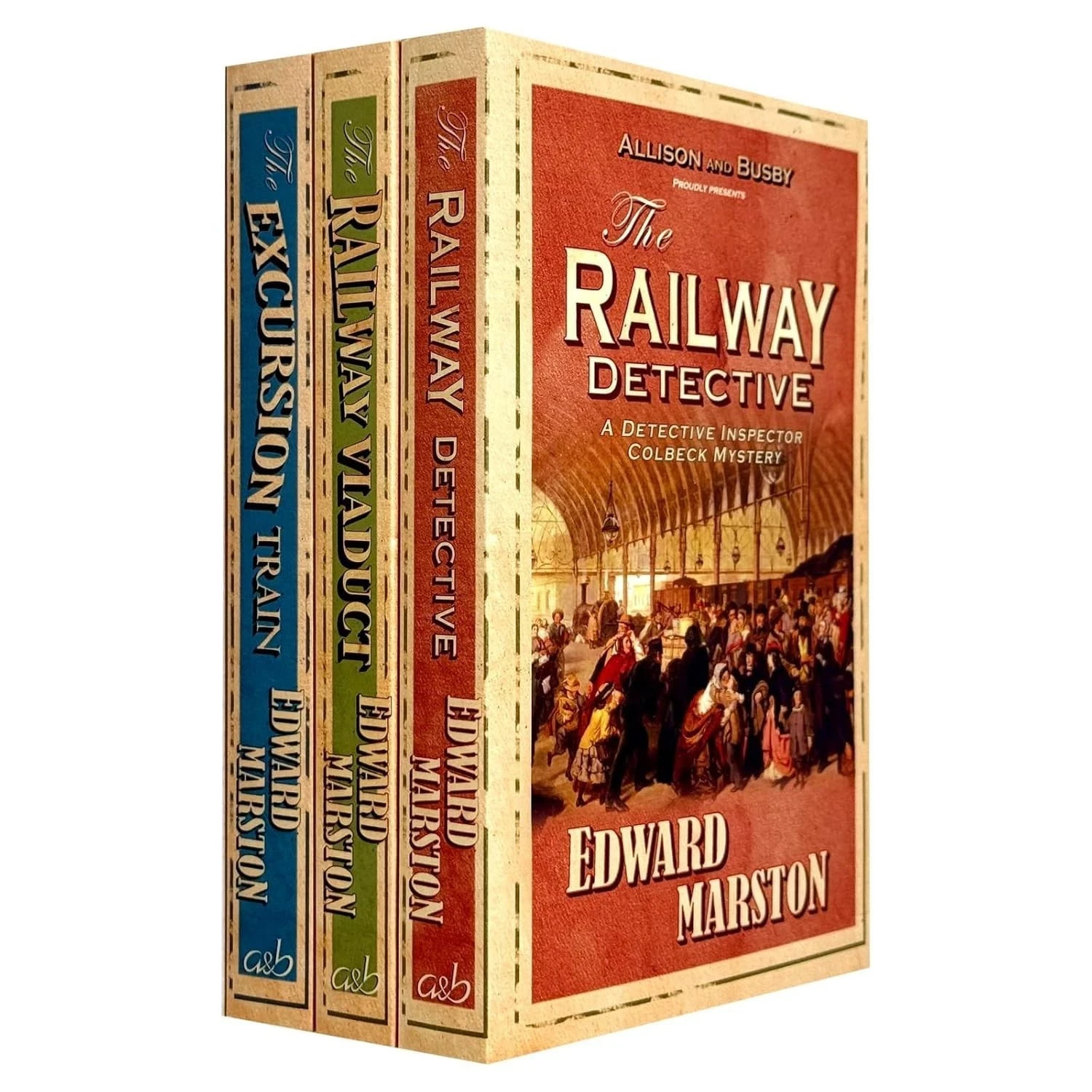 Edward Marston Unisex Golden Railway Detective Series 3 Books Collection Set By - Fiction - Paperback - Image 6