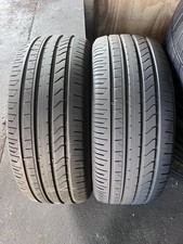 2 tyres 235 55 17(99v) Cooper zeon 4xs-sport between 5.5mm-6.5mm