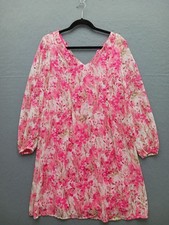 INC International Concepts Women A-Line Knee Length XS Pink Floral Chiffon