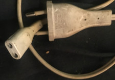 Original 60er helles Netzteil-Kabel für  Braun T 1000 + CD