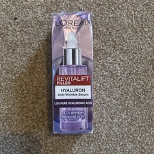 New L'Oreal Paris Revitalift Filler Hyaluronic Acid Anti Wrinkle Serum 50ml