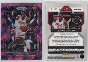 2021-22 Panini Prizm Purple Ice Prizm /149 Usman Garuba #321 Rookie RC