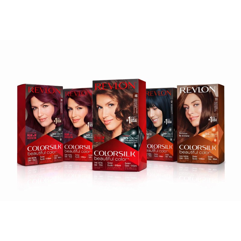 12x Revlon ColorSilk Hair Color Permanent #41 Medium Brown 100% Gray Coverage 1