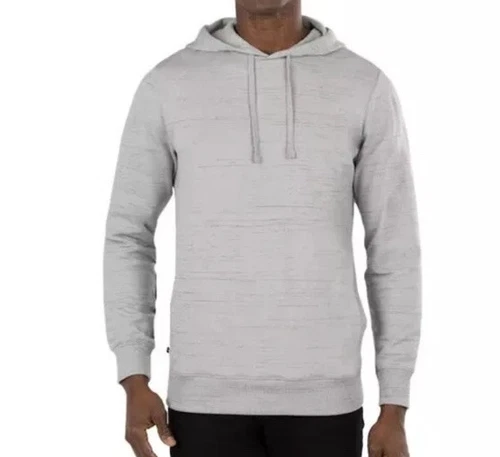 Sweat à capuche homme Travis Mathew Cloud Slub Sleet gris rayures confort suprême taille S