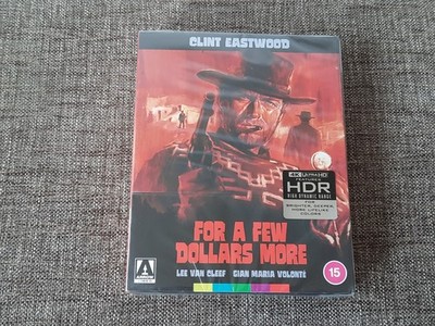 FOR A FEW DOLLARS MORE Limited 2-Disc 4K Ultra HD Blu-Ray Box Arrow Video UK