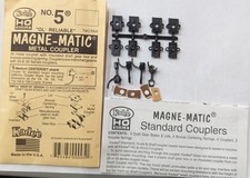 Kadee 5 HO Universal Metal Coupler and Insulated Draft Gear 2 Pairs of 2 