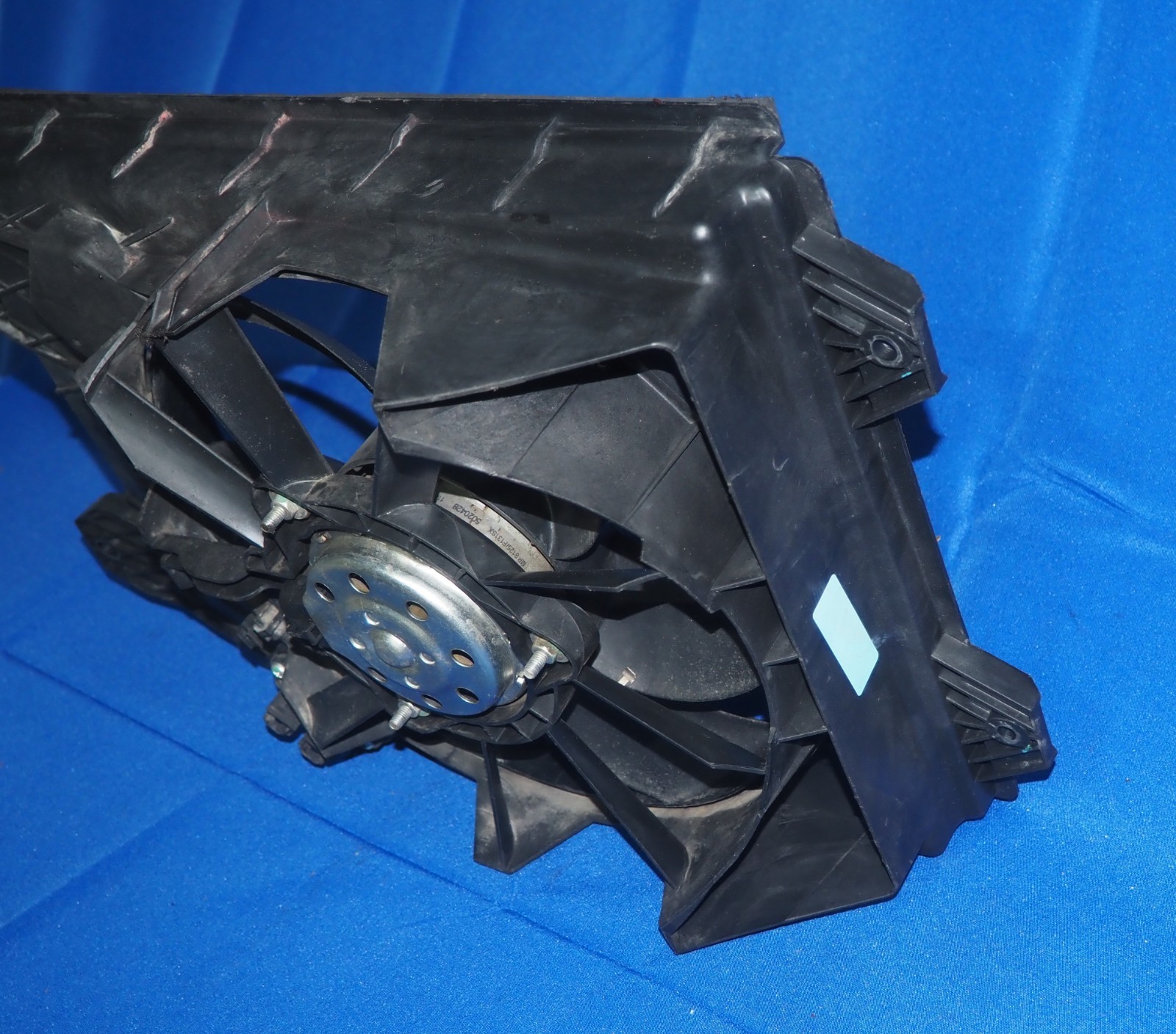 2005-2009 Ferrari F430 Left Side Engine Radiator Cooling Fan & Shroud OEM Good