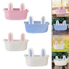 Easter Basket for Kids Soft Empty for Fruit Party Favors Holidays Decoration