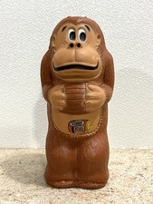 Vintage 1981 Donkey Kong Coin Bank Nintendo Plastic 10.5”