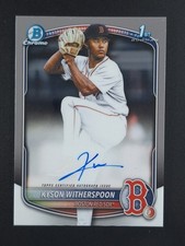 2025 Bowman Draft KYSON WITHERSPOON 1st RC Auto Chrome Base #CPA-KW