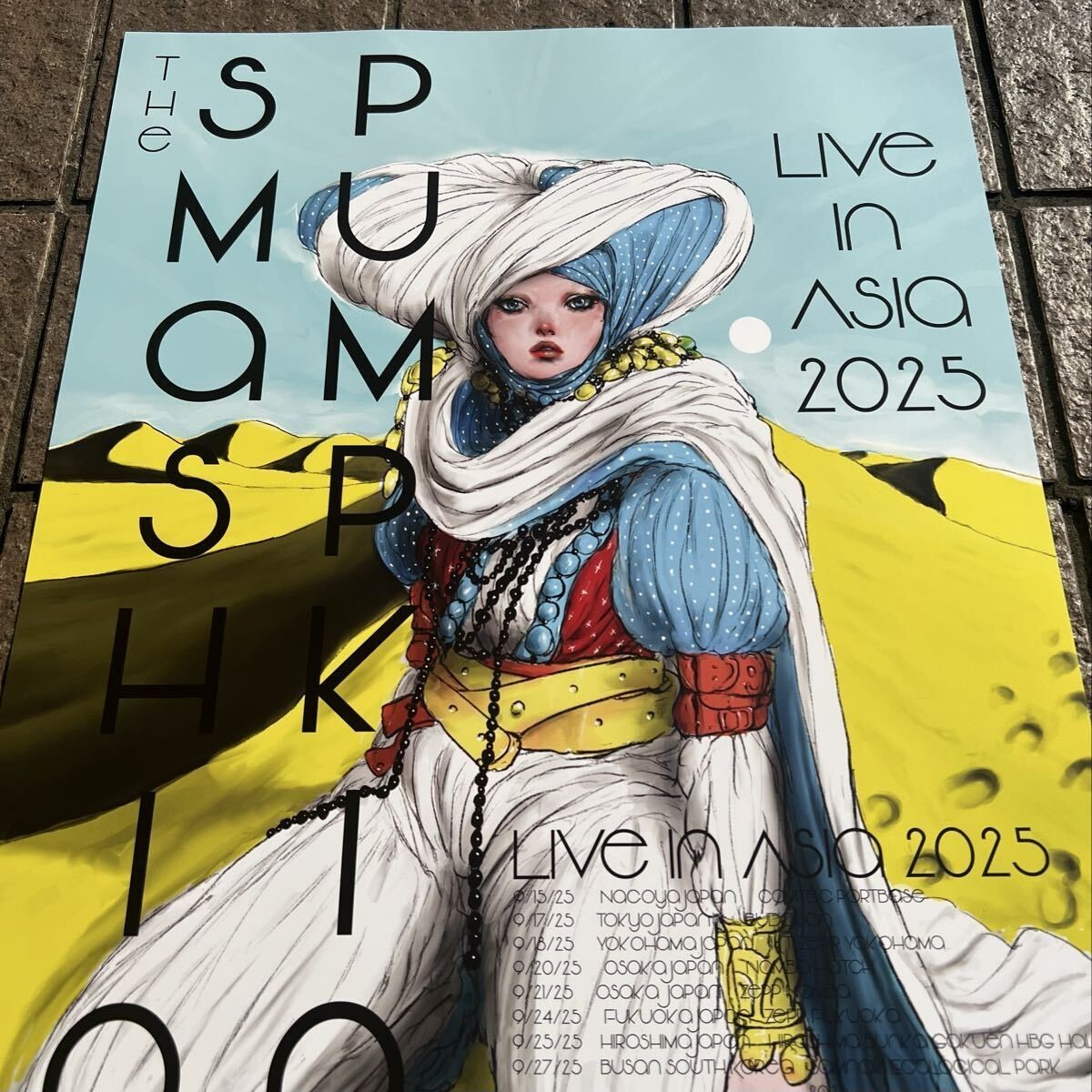 Smashing Pumpkins / Asia Tour 2025 Original Official Gig Poster A2