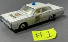 Matchbox Lesney Superfast Mercury Police Car No.55/73 Worn #1