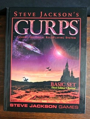 GURPS Rollenspielsystem Basic Set Buch - Hardcover 3. Auflage Steve Jackson