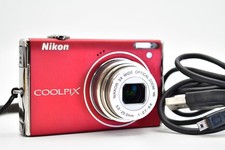     Excellent 5 Nikon COOLPIX S640 Precious 12.3MP red Digital Camera From Japan