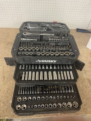 #ad #ad Husky Mechanics Tool Set 290 Piece MISSING $159.99