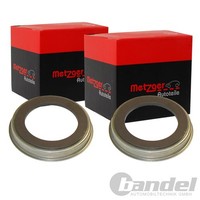 2X Metzger ABS-SENSORRINGE Hinten Beidseitig Passend FÜR Opel Corsa Tigra