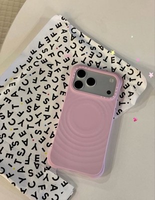 CASETiFY iPhone 17 Pro Case Primrose Pink Ripple Cute Pastel Slim