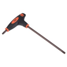 T27 Anti Tamper Proof Torx Key T-Handle Dual End Wrench, S2 Steel