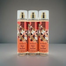 Bath  Body Works Fall In Bloom Fine Fragrance Mist 8oz Set of 3 NEW Limited Ed