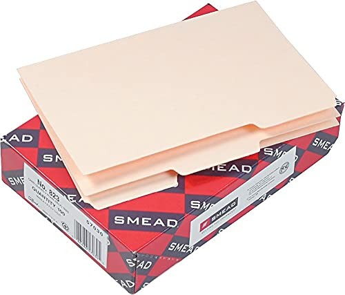 Smead 57030 Self-Tab Card Guides Blank 1/3 Tab Manila 8 x 5 100/Box