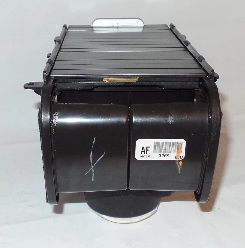 Acura TL 2009-2014 consola central portavasos cubierta superior enrollable deslizante negro OEM Foto 4 de 4