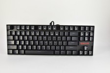 Redragon K552-KR Kumara Wired Mechanical Gaming Keyboard TKL Red Switches Black