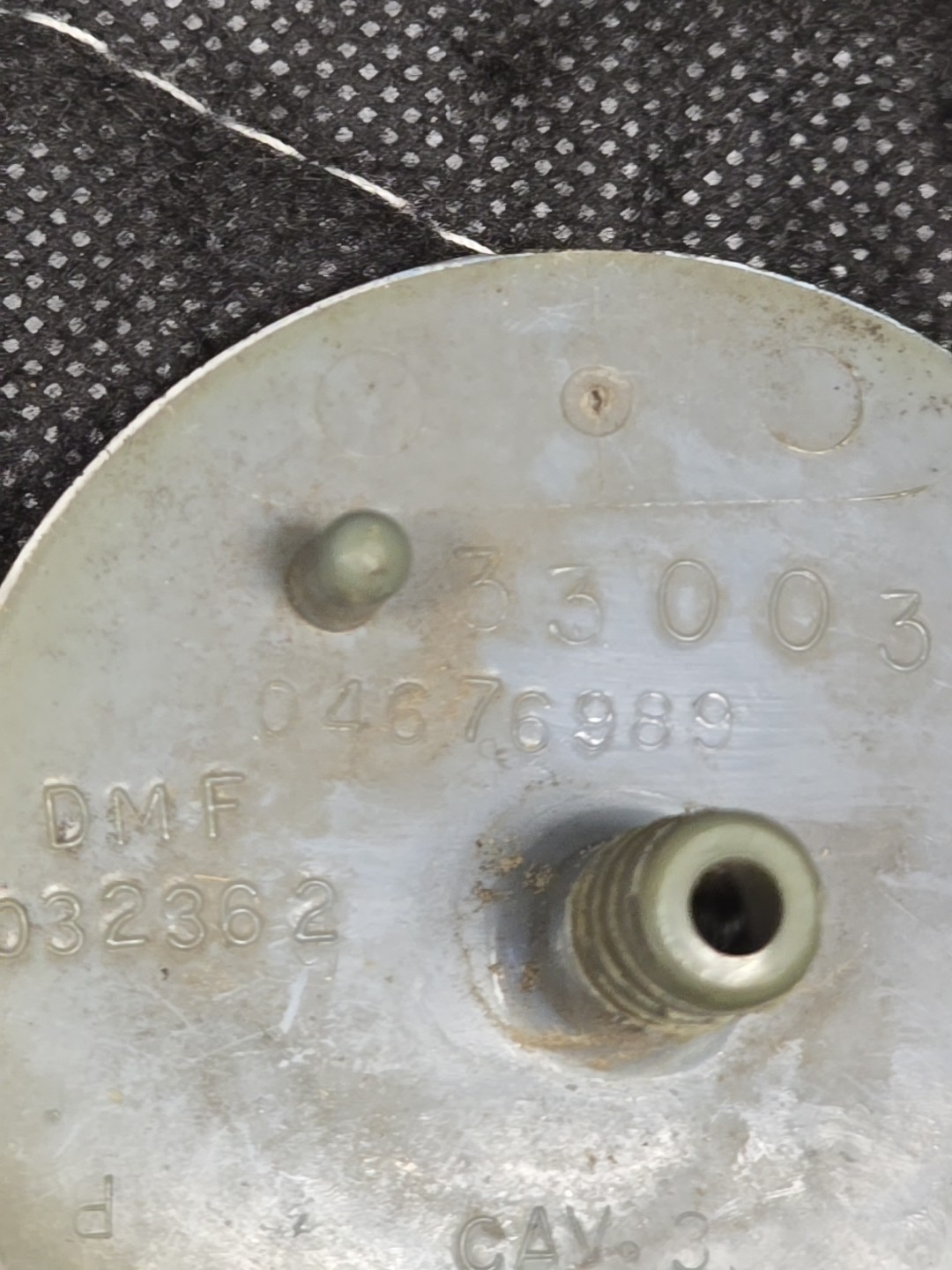 1996-1998 PLYMOUTH Voyager Blue Front Grille Emblem Logo Badge OEM 04676989 USED