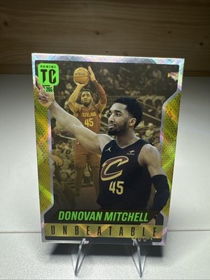 2025 Panini Top Class Donovan Mitchell Unbeatable Gold Foil Rare Cavilers Euro