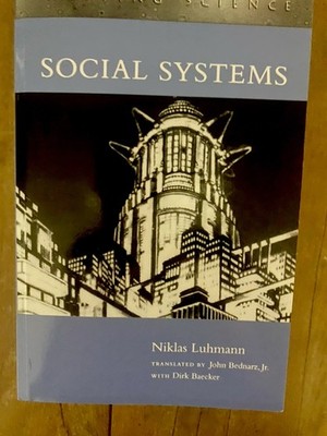 Social Systems By Niklas Luhmann VG