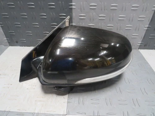 2019 KIA SORENTO LEFT SIDE MIRROR BLIND SPOT ALERT EBONY BLACK EB