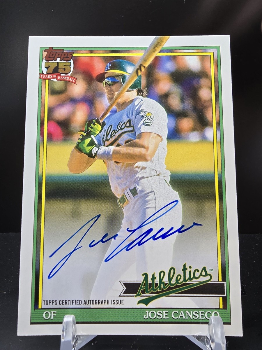 Yahoo!オークション Jose 0 CZA681 No JOSE CANSECO 直筆サインカード 
