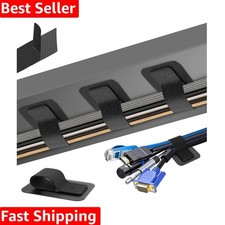 Cable Management Under Desk,  Up to 15 Cord   Enhanced Wire Holder  Cord Organ...