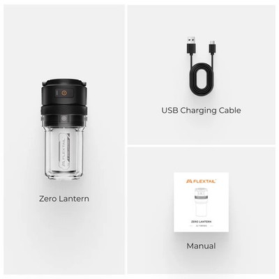 FLEXTAIL Zero Lantern 2-in-1 LED Camping Light 300LM IPX5 USB-C 1100mAh
