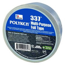 Polyken FoilTape,Aluminum,50-1/4ydL,1-7/8inW 337 Polyken 337 742366000743