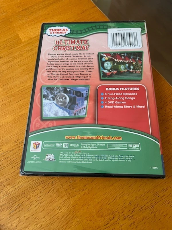 Thomas & Friends - Ultimate Christmas (DVD, 2007) - NEW SEALED - Image 2 of 2