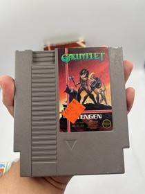 Gauntlet - Nintendo NES Video Game Tengen Black Cartridge Complete CIB