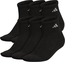 Women's Athletic Cushioned Quarter Ankle Socks 6 Pairs